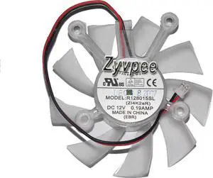 for R128015SL (ZI4K2aR) 12V 0.19A 2 Wires 4 Mounting-hole distance Frameless DC Fan, VGA Fan