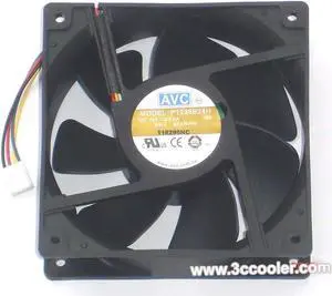 for For inverter server power AVC 12038 P1238B24H 24V 0.5A 4 Wires 4 Pins DC axial fan 12CM case fan