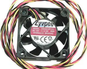 for 40mm 4010 45K6342 DS04010R12U -S005 DC12V 0.14A 3 Wires 3 Pins 4CM Cooling Fan