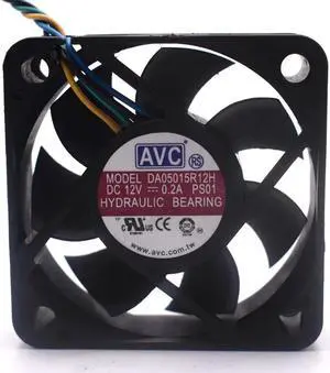 for 50MM CPU Cooling DA05015R12H 12V 0.2A 4 Wires 4 Pins PWM 5CM Case Fan for 50MM CPU Cooling DA05015R12H 12V 0.2A 4 Wires 4 Pins PWM 5CM Case Fan