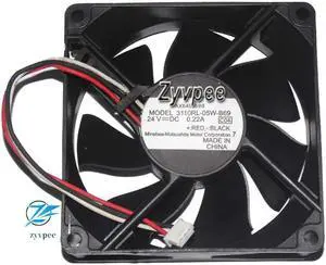for NMB 80x25mm 3110RL-05W-B69 C04 24V 0.22A 3 Wires Case fan inverter Cooling