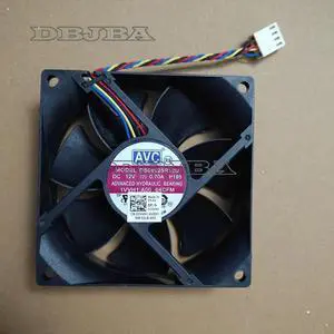 For DS08025R12U 8cm 8025 80x80x25mm Computer CPU large air volume cooling fan