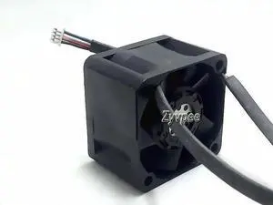 for Server CPU Cooling 04028DA-12R-AUF 12V 0.52A 4 Wires 4 Pins Case Fan 40*28mm