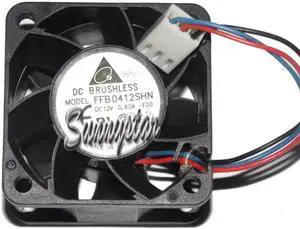 for 40mm Switch Print Cpu Cooling FFB0412SHN F00 12V 0.6A 3 wires Case Fan 40*28mm