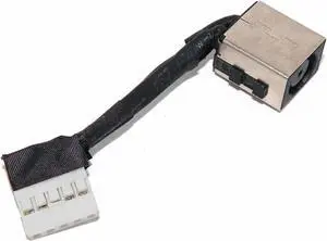 AC DC Jack Power Plug in Charging Port Connector Socket with Wire Cable Harness Replacement for Dell Latitude 7280 7290 7380 7390 E7280 0T3CWT