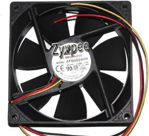 for 90mm 9025 AFB0924HH DC24V 0.3A 3 Wires 9CM Inverter Cooling Fan