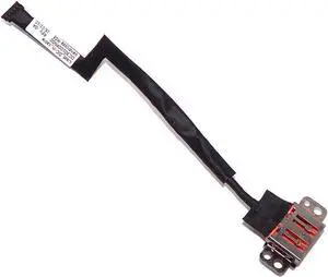 New AC DC Jack Power Plug In Charging Port Connector Socket with Wire Cable Harness for Lenovo Yoga 900-13ISK 900-13ISK2 80MK DC30100PN00 5C10K48429