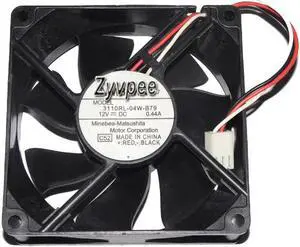 for 80MM 8025 C52 DC12V 0.44A 3 Wires 3 Pins 8CM Case Cooling Fan