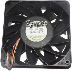 for 120MM 12038 (2).F 12V 21W 3 Wires 3 Pins 12CM Power Case Cooling Fan
