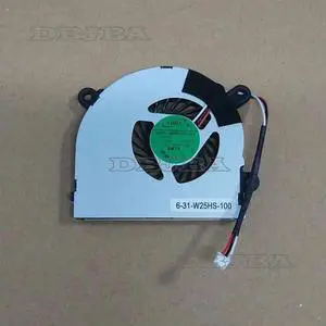 CPU Cooling Fan For MSI S6000 X600 AB6605HX-J03 CWC45X 6-31-W25HS-100 5V 0.4A Fan CPU Cooling Fan For MSI S6000 X600 AB6605HX-J03 CWC45X 6-31-W25HS-100 5V 0.4A Fan