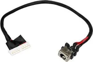 AC DC Jack Power Plug in Charging Port Connector Socket with Wire Cable Harness for ASUS ROG GL752 GL752V GL752VL GL752VW GL752VWM
