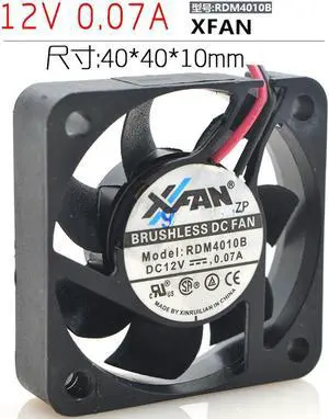 for 40MM DC Cooling XFAN RDM4010B 12V 0.07A 4010 2 Wires 4CM Case Fan for 40MM DC Cooling XFAN RDM4010B 12V 0.07A 4010 2 Wires 4CM Case Fan