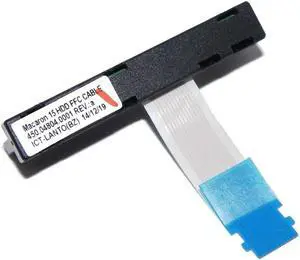SATA Hard Drive Connector Adapter with Cable for HP 15-BK 15-BK010NR 15-BK015NR 15-BK020WM 15-BK075NR 15-BK076NR P/N:450.04804.2001 450.04804.0001 450.04804.3001