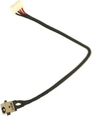 New AC DC Jack Power Plug In Charging Port Connector Socket with Wire Cable Harness for Toshiba Satellite S55-A5139 S55-A5154 S55-A5164 S55-A5165 S55-A5167 S55-A5169 S55-A5176 S55-A5188 S55-A5197