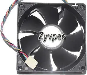 for 4 Wires 80mm 8025 DL08025R12U -PS14 DC12V 0.5A 8CM Case Cooling Fan