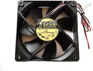 for 120mm 12025 AD1212LB-A73GL 12V 0.24A 3 Wires 3 Pins 12CM Cooling Fan