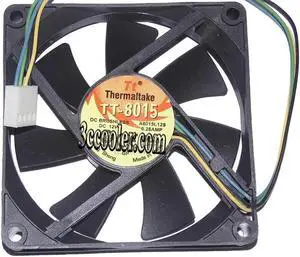 for 80MM 8015 TT-8015 A8015L12S 12V 0.28A 4 Wires 8CM CPU Cooling
