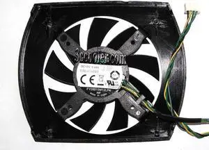 for FY08015M12LPA 12V 0.45A 4 Wires Cooling Fan with Black Cover