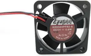 for 40*10mm KD0504PFB2-8 5V 0.6W 2 Wires 2 Pins Micro 4CM Cooling fan