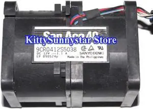 for 4056 40*56mm 9CR0412S5038 12V 1.1A 6 Wires Case fan 4CM inverter server cooler