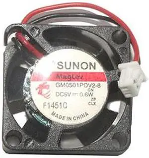 for 20mm GM0501PDV2-8 GN 5V 2cm 0.6W 2Wire Cooling Fan 20x20x8mm