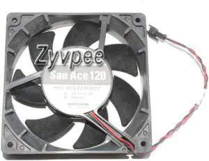 for 12025 120*25mm 9G1224H402 24V 0.17A 2 Wires Case fan 12CM inverter server cooler