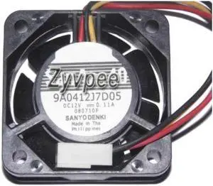 for 4CM 4015 9A0412J7D05 DC 12V 0.11A 3 Wires 3 Pins Case Fan