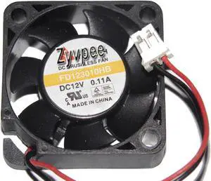for 3010 30*10mm FD123010HB 12V 0.11A 2 Wires 2 Pins mini fan 3cm case cooler for Router Switch