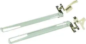 New LCD Screen Bracket Hinges Set L + R Replacement for Dell Inspiron 17 (3780 / 5770 / 5775) P35E P/N:2KVR4 02KVR4 45M02 045M02