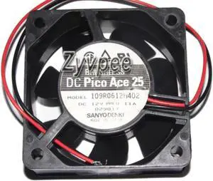 for 6025 60*25mm 109R0612H402 12V 0.11A 2 Wires Case fan 6CM server cpu cooler for 6025 60*25mm 109R0612H402 12V 0.11A 2 Wires Case fan 6CM server cpu cooler