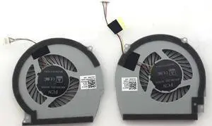New Laptop CPU+GPU Cooling Fan For Dell Inspiron 15 7566 7567 P/N NWW0W, 147DX, 0147DX, 0NWW0W (left and right cooling fan set )