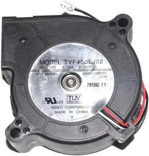 for 60MM TYF450LJ02 D06F-12B3S1 EB-G5100/G5350 12V 0.33A 3.96W 3 Wires projector cooling