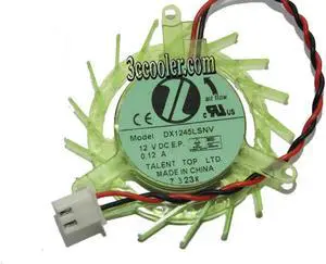 for 45mm DX1245LSNV 12V 0.12A 2Wire 7300 7600 X800 7950GT 7900 Video Fan 39x39x39mm