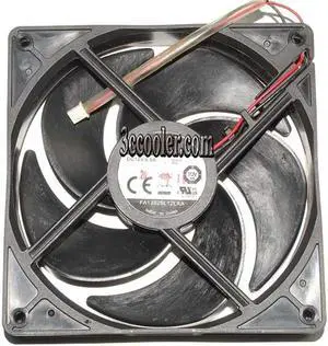 for 135mm FA13525L12LAA 12V 0.5A 13.5cm 2Wires CPU Case Fan FA135 135x25mm