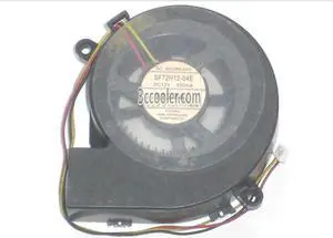 for SF72H12-04E 12V 250mA 3 Wires 3 Pins Blower for projector TV