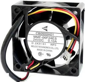 for 60MM Mitsubishi MR-J3 CB0500H01 MMF-06F24ES-RP3 24V 3 wires Inverter Fan