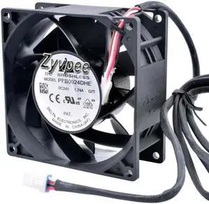 for 90mm 9038 PFB0924DHE G7T DC24V 1.74A IP68 4 Wires 4 Pins 9CM Inverter Cooling Fan