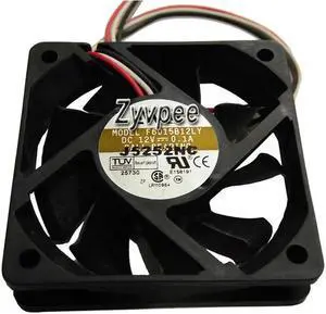for 60mm 6015 Zyvpee F6015B12LY DC12V 0.1A 3 Wires 6CM CPU Cooling