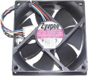 for 80mm 8025 P195 P158 12V 0.7A 4 Wires 4 Pins 8CM CPU Cooler For 1VVH1 Dell XPS 8000