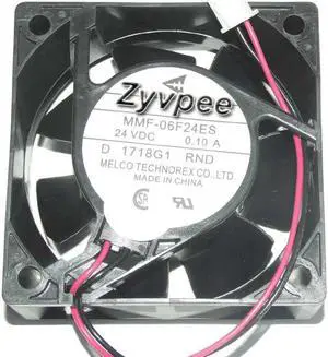 for MMF-06F24ES RND 24V 0.1A 2 wires 2 pins 60mm inverter fan for abb plc fanuc for MMF-06F24ES RND 24V 0.1A 2 wires 2 pins 60mm inverter fan for abb plc fanuc