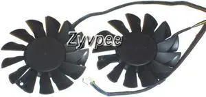 for Twins PLD08010S12HH 12V 0.35A 4 wires 4 pins crooked blade-top vga fans for MSI GTX570 R6850 GTX460 HD7850 R6790 7950