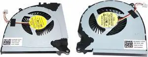 New CPU Cooling Fan Left+Right For Dell Inspiron 15 5577 5576 Gaming 0RJX6N 04X5CY