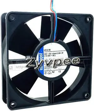 for ebmpapst 4314M 120*32MM DC 24V 2.6W 0.11A 12CM case fan inverter axial cooler