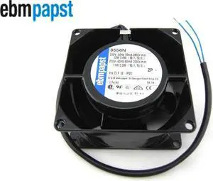 for Ebmpapst 80*38MM 8556N AC 230V IP20 Class F 2 Wires all-metal high temperature resistance Axial Fan