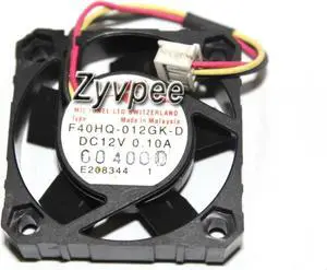 for Micronel 40*10mm 4CM F40HQ-012GK-D 12V 0.1A 3 wires 3 pins Case Fan switch / inverter cooler