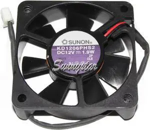 for SUNON 60*15mm KD1206PHS2 12V 1.9W 2-Wires 2 Pins case fan cpu cooler Fan for SUNON 60*15mm KD1206PHS2 12V 1.9W 2-Wires 2 Pins case fan cpu cooler Fan