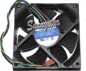 for AVC 80x25mm DS08025T12U P199 12V 0.7A 4 Wires 4 Pins Case Fan 8CM CPu Cooler