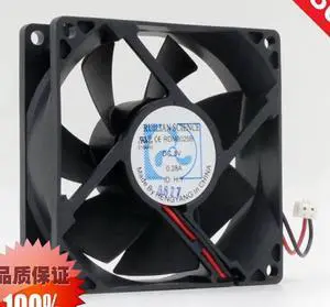 for RUILIAN 8025 8CM RDM8025B 2 Balls Bearing Cooler with 5V 0.28A 2 Wires 2 Pins Case cpu fan