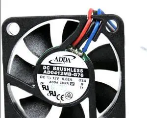 for ADDA 40x10mm AD0412MB-G76 12V 0.08A 3 Wires 3 Pin Cooling fan 4CM Cooler