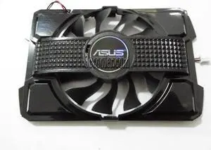 for EVERFLOW R128015SL 12V 0.19A 2 wires 2 pins Black bracket vga fan engt430 graphics card cooler